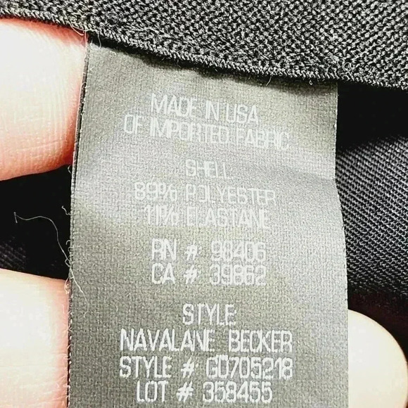 Theory Womens Black Becker Dress Pants Size 2 Polyester & Elastane - Picture 5 of 8